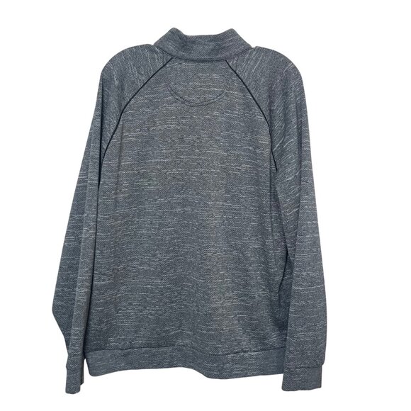 Greg Norman Quarter-Zip Pullover Mens Large Gray Fleece Lined Golf - Picture 2 of 9